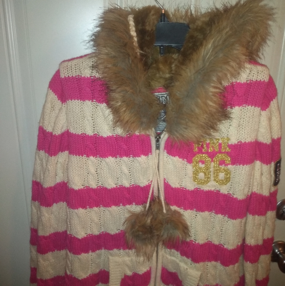 Pink Victoria's Secret Vintage Hoodie - Picture 7 of 14